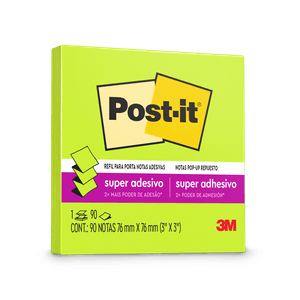 BLOCO POST-IT POP-UP R330 C/90FLS VERDE NEON HB004309710