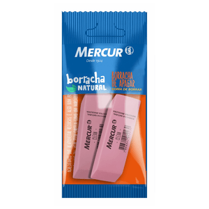 BORRACHA MERCUR CLEAN BLISTER ROSA R.1010301037