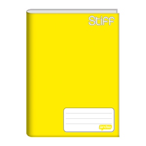 CADERNO BROCH. C/D UNIV. 96FLS STIFF AMARELO