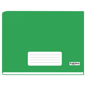 CADERNO BROCH. C/D 1/4  HORIZ. 96FLS VERDE R.352