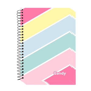 CADERNO COLEGIAL COLORS CANDY 60 FLS