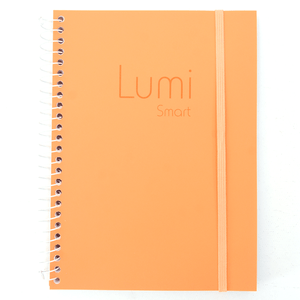 CADERNO COLEGIAL LUMI SMART 80 FLS LARANJA