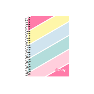 CADERNO COLEGIAL COLORS CANDY 60 FLS