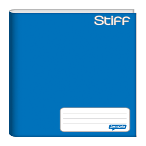 CADERNO BROCH. C/D 1/4  96FLS AZUL STIFF 140X202MM