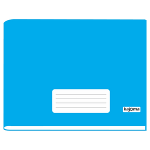 CADERNO BROCH. C/D 1/4  HORIZ. 96FLS AZUL R.348