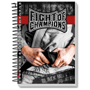 CADERNO UNIV. C/D 1X1 M FIGHT OF CHAMPIONS 80FLS