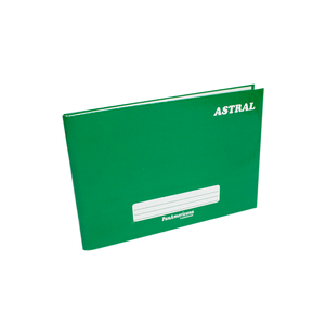 CADERNO BROCH. CD 1/4 HORIZ. 96FLS VERDE R.3308