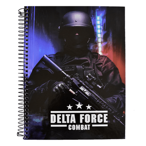 CADERNO UNIV. C/D  1X1 M DELTA FORCE 5368