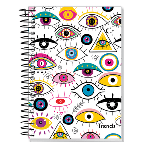 CADERNO UNIV. C/D  1X1 F TREND 96FLS