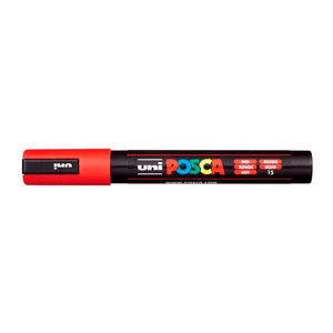 MARCADOR POSCA PC-5M MULTIUSO R.7.5159 VERMELHO