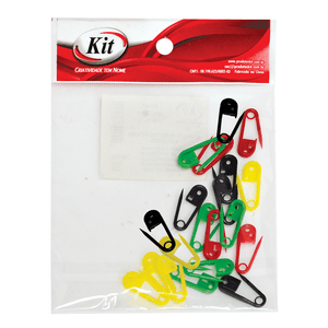 MARCADOR PONTO CROCHE PLASTICO 8X24MM SP-1 COLORIDO