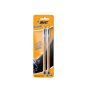 CANETA BIC CRISTAL PRECISAO C/2 AZUL R.970964