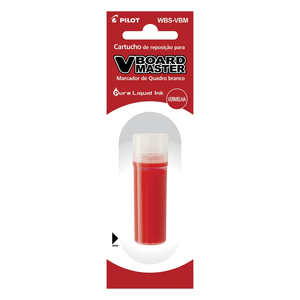 REFIL P/MARCADOR DE QUADRO BRANCO WBMA VERMELHO