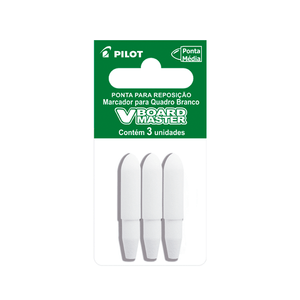 PONTA P/MARCADOR DE QUADRO BRANCO WBMA C/3