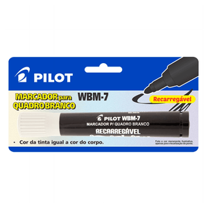 MARCADOR P/QUADRO BRANCO WBM-7 BL PRETO