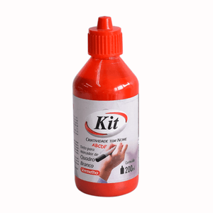 TINTA P/MARCADOR P/QUADRO BRANCO 200ML VERMELHO