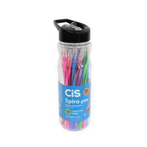 CANETA ESFEROGRAFICA SPIRO 0.7 GLOW NEON R.52.0618