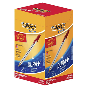 CANETA BIC CRISTAL DURA  VERMELHA R.835206