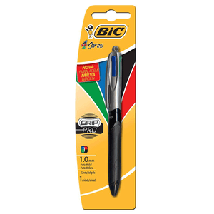 CANETA BIC 4 CORES GRIP PRO BLISTER R.929826