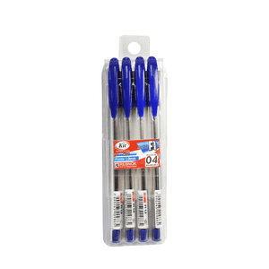 CANETA BLISTER KIT F1 1.0 C/4 AZUL