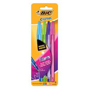 CANETA BIC FASHION C/4 R.902472