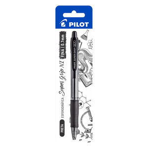 CANETA PILOT BPGP-SUPER GRIP-10R 0.7 BLISTER PRETO