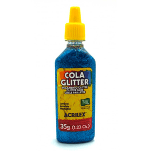 COLA GLITTER 35GRS 204 AZUL R.02912