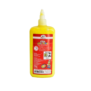 COLA COLORIDA 250GRS AMARELO