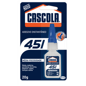 COLA CASCOLA ADESIVO INSTATANEO 20G R.451