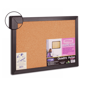 QUADRO CORTICA PVC REPLAC 45X60CM R.1426 PRETO