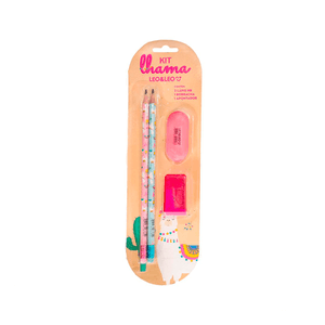 KIT ESCOLAR C/4 PECAS LHAMA R.72169