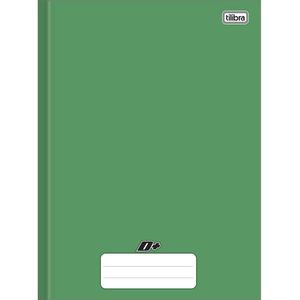 Caderno Brochura Tilibra D+ Capa Dura Universitário 48 Folhas Verde