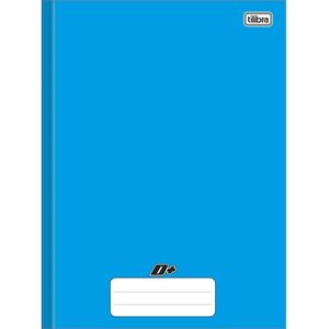 Caderno Brochura Tilibra D+ Capa Dura Universitário 48 Folhas Azul