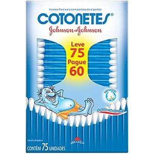 Hastes Flexíveis Cotonetes Johnson & Johnson 75 Unidades