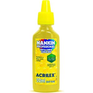 Tinta Nankin Acrilex 20ml Amarelo