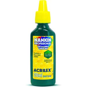 Tinta Nankin Acrilex 20ml Verde Bandeira
