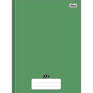 Caderno Brochura Tilibra D+ Capa Dura Universitário 96 Folhas Verde