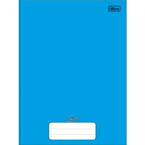 Caderno Brochura Tilibra D+ Capa Dura Universitário 96 Folhas Azul