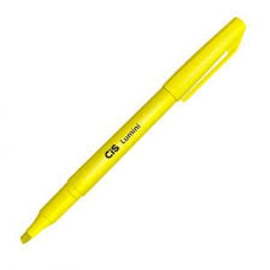 Caneta Marca Texto Cis Lumini Amarelo