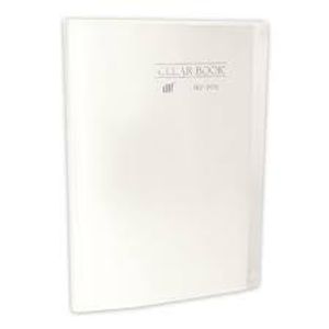 Pasta Catálogo Yes Clear Book A4 com 20 Sacos Transparente Cristal