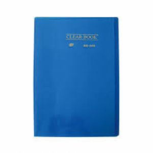 Pasta Catálogo Yes Clear Book A4 com 30 Sacos Transparente Azul