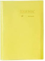 Pasta-Catálogo-Yes-Clear-Book-A4-com-30-Sacos-Transparente-Amarela-