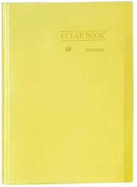 Pasta-Catálogo-Yes-Clear-Book-A4-com-30-Sacos-Transparente-Amarela-