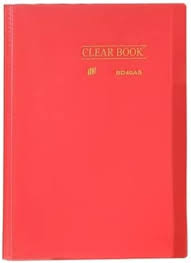 Pasta-Catálogo-Yes-Clear-Book-A4-com-30-Sacos-Transparente-Vermelha