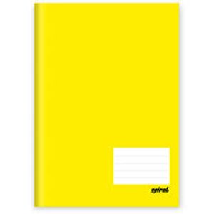 Caderno Brochura Tilibra D+ Capa Dura 1/4 48 Folhas Amarelo