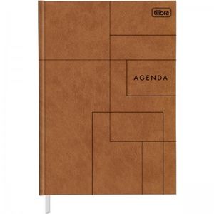 Agenda Tilibra Permanente Pratika Costurada Diária 145x205mm 192 Folhas