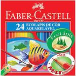 Lápis-de-Cor-Faber-Castell-Ecolápis-Aquarelável-Sextavado-24-Cores-120224G