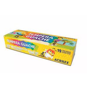 Tinta Guache Acrilex 15ml 12 Cores 02012