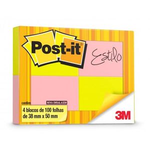 Post It 100fl Ref 653 Neon Sort38x50 3m