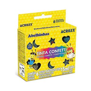 Tinta Confeti 6crs X15 Ml Acrilex